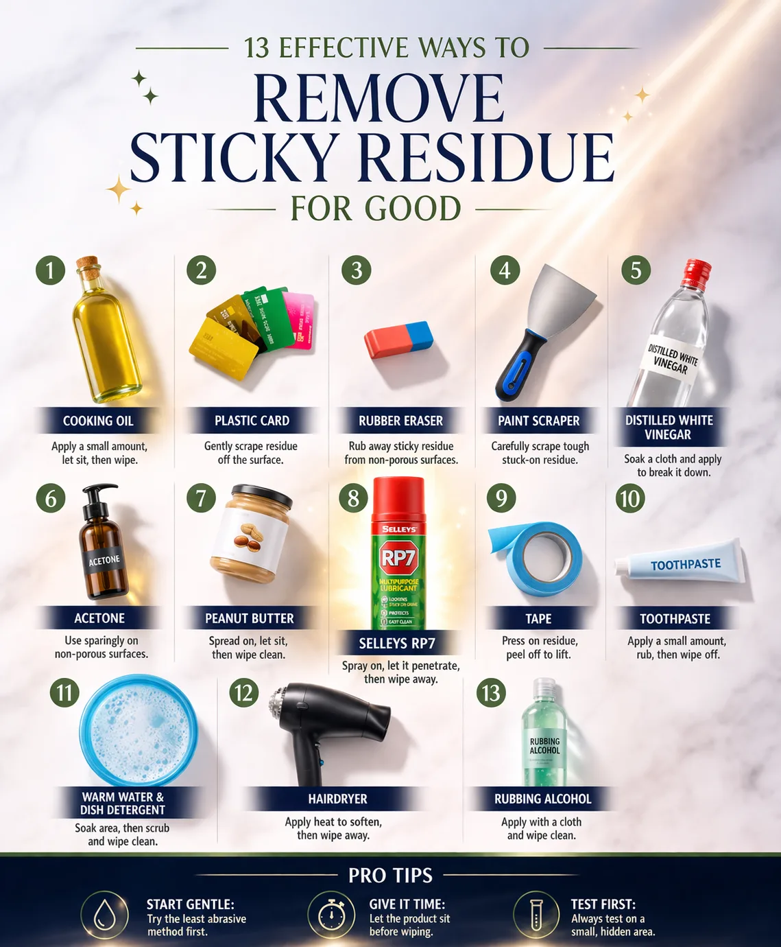 Effective Ways To Remove Sticky Residues For Good