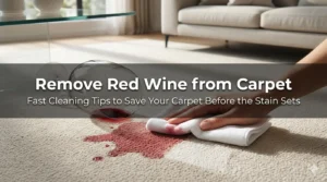 Remove Red Wine from Carpet