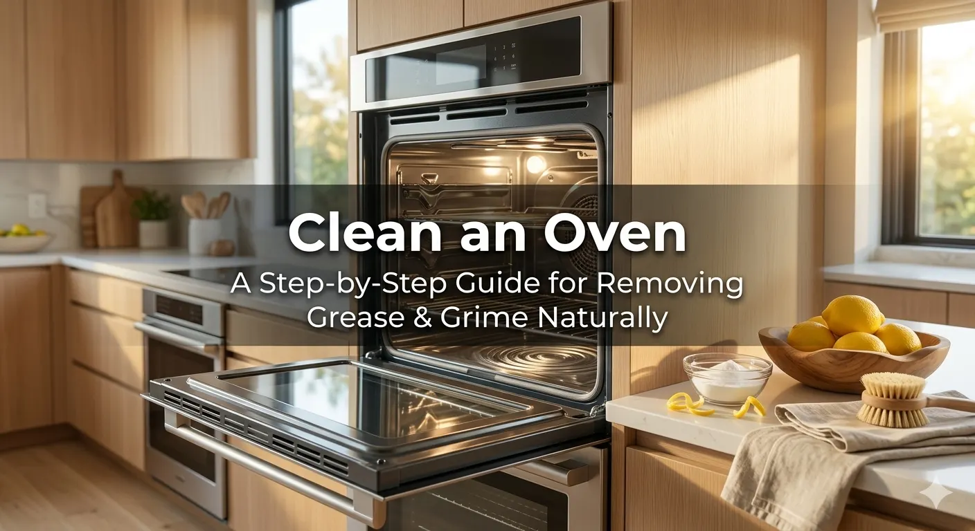 How to Clean an Oven: Step-by-Step Guide (No Harsh Chemicals)