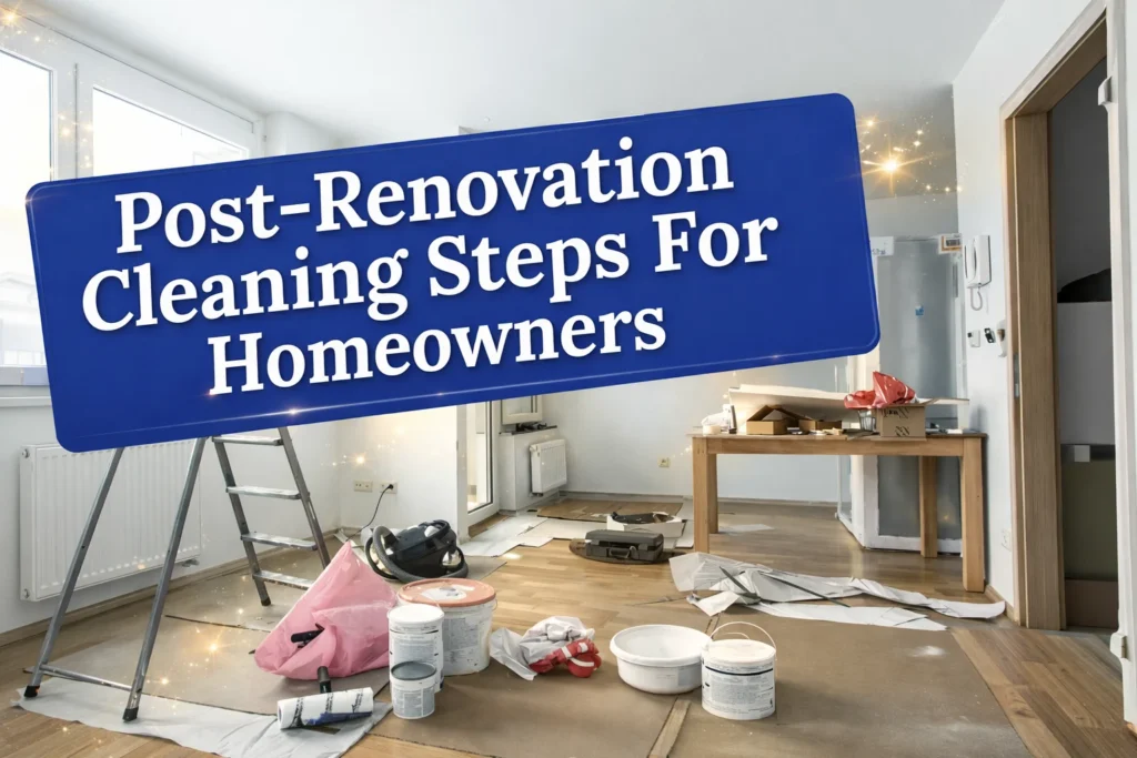 Steps for Renovation Cleaning