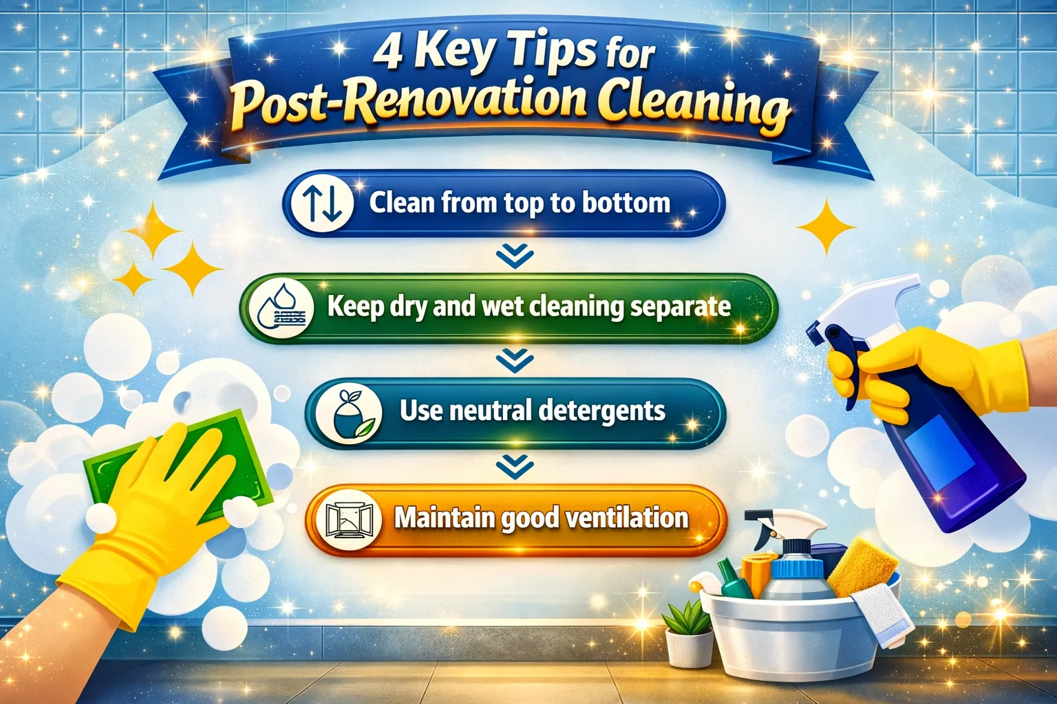 Key Tips for Post-Renovation Cleaning