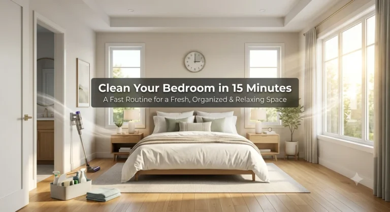 We’re Cleaning Your Bedroom in 15 Minutes, Ready?