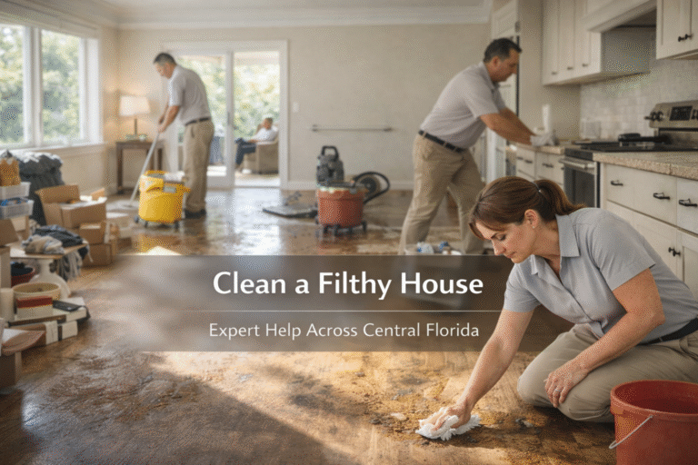 Expert Help to Clean a Filthy House in Central Florida