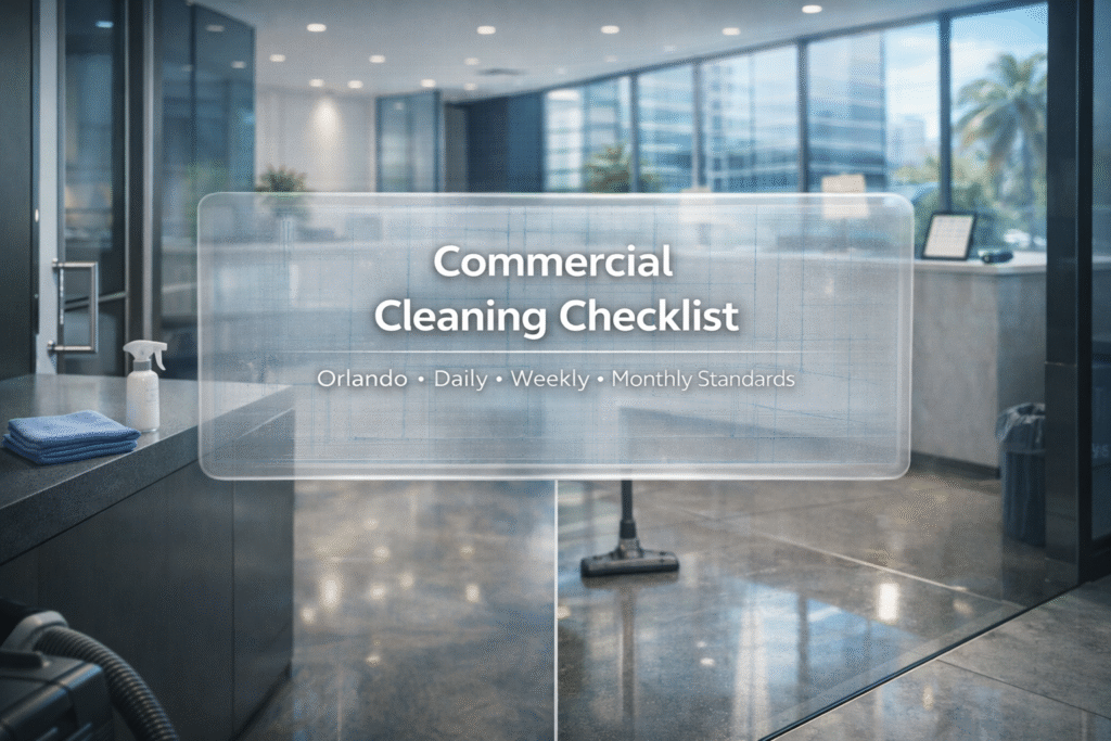 Commercial Cleaning Checklist