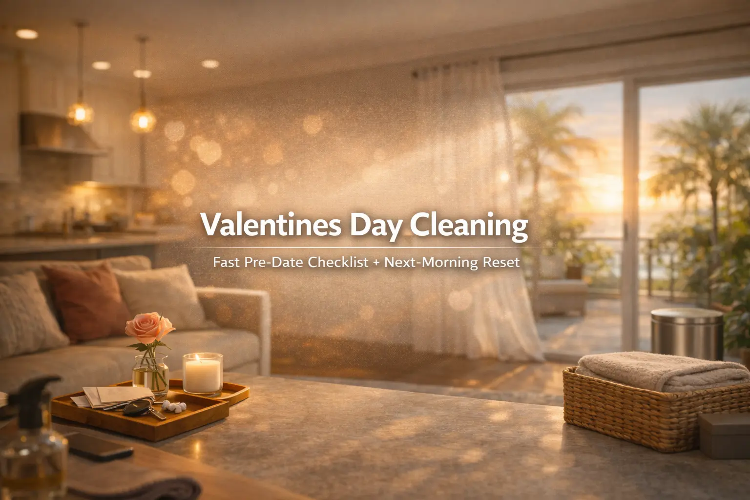 Valentines Day Cleaning in Central Florida: A Fast Pre-Date Checklist + Next-Morning Reset