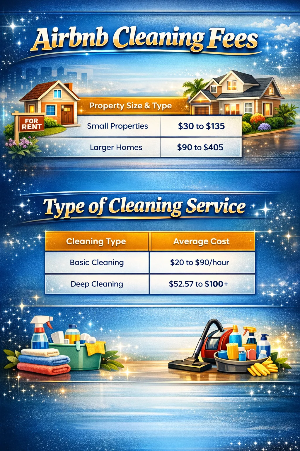 Types of Airbnb Cleaning Fees