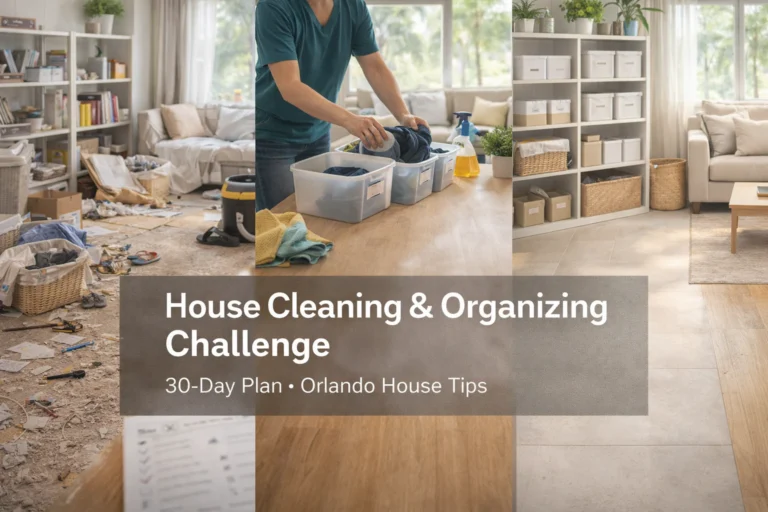 30-Day House Cleaning & Organizing Challenge: Orlando Tips