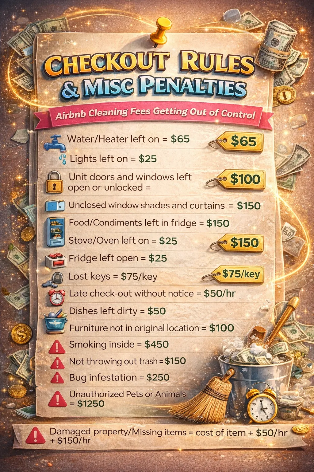 Checking Out Rules Where Airbnb Cleaning Fees Out of Control