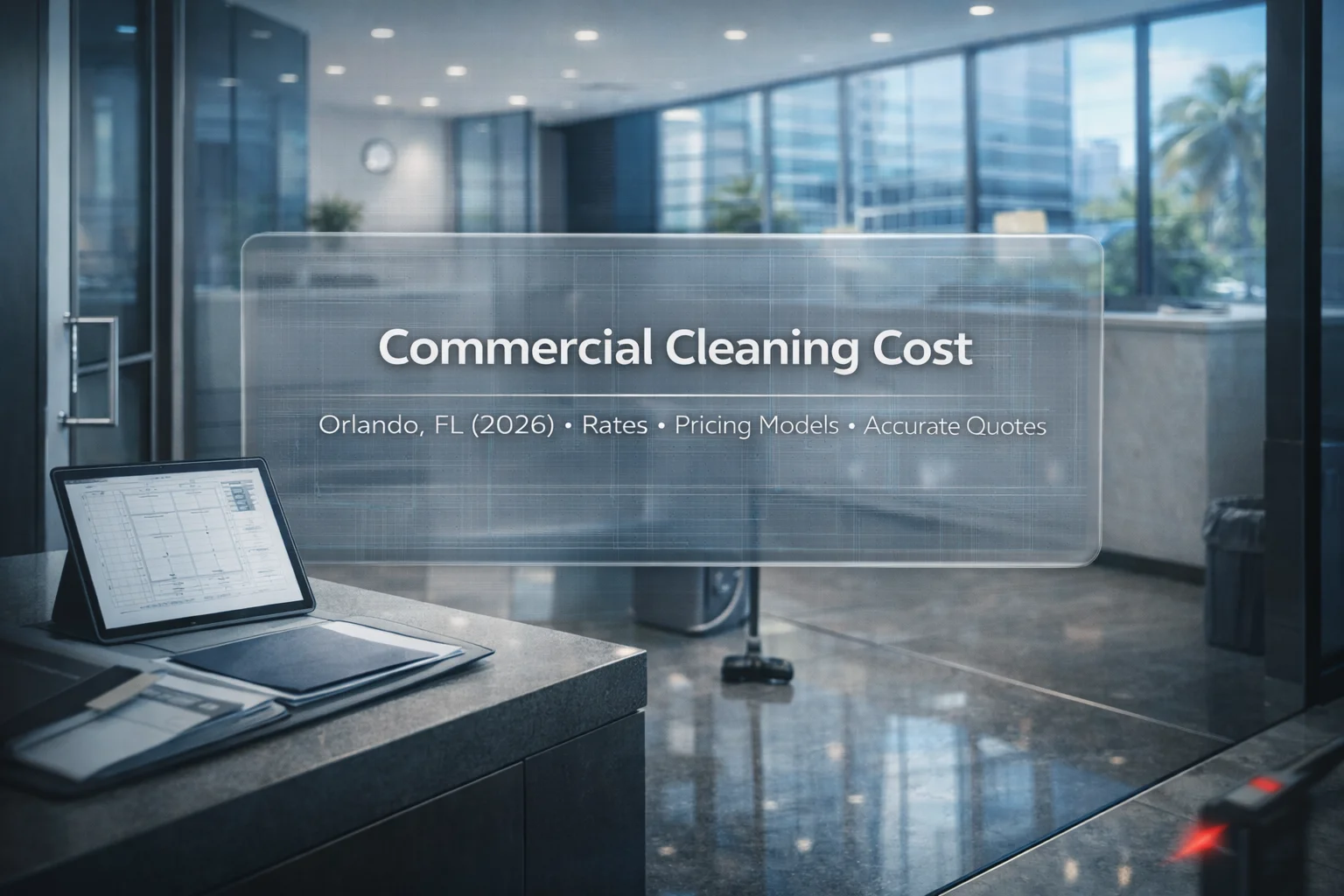 Commercial Cleaning Cost in Orlando, FL (2026): Rates, Pricing Models & How to Get an Accurate Quote